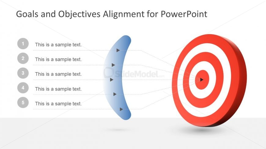 Slide of Achieving Targets Dartboard