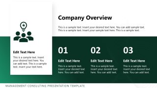 Management Consulting Template for Presentation 
