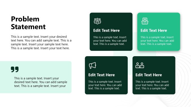 Problem Statement Visualization – Management Consulting Template