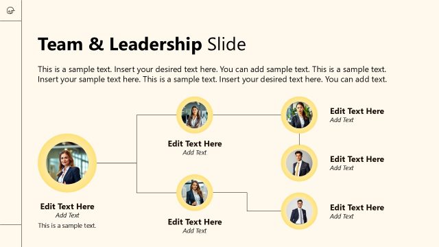 Org Chart Slide for Team & Leadership Presentation