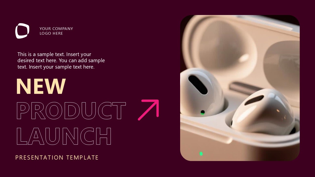 Customizable New Product Launch PPT Template 