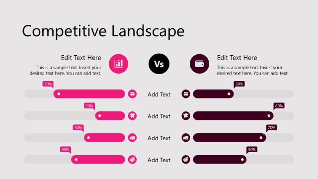 Competitive Landscape Slide – New Product Launch PPT Template