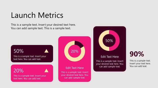 Launch Metrics Visualization – New Product Launch PPT Template