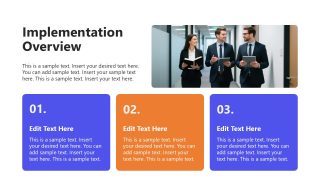 Editable Implementation Overview Slide - Consulting Case Study Presentation Template 