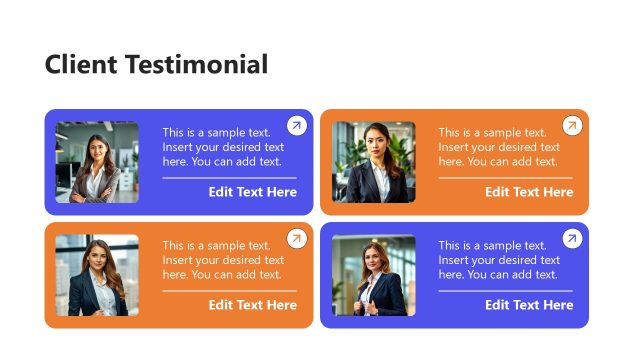 Modern Design for Client Testimonials Presentation