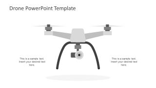 Gray Camera Drone Clipart