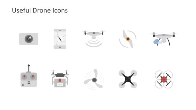 Clipart Design of Drone Template