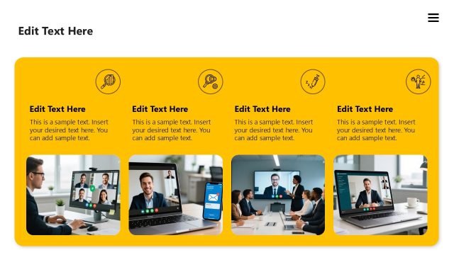 Self Introduction Template with Modern Design