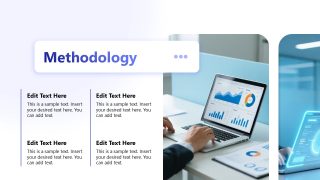 Methodology Slide - Light Blue Corporate Template 