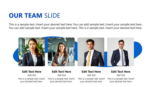 Project Team Members Visualization Slide