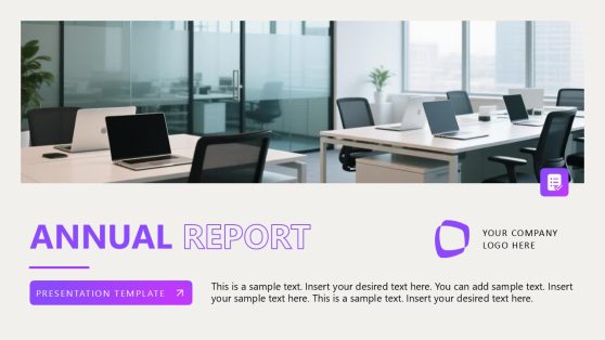 Professional Annual Report PowerPoint Template