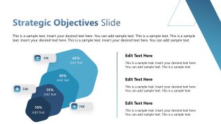 Four Shapes for Objectives Discussion - Business Presentation Template