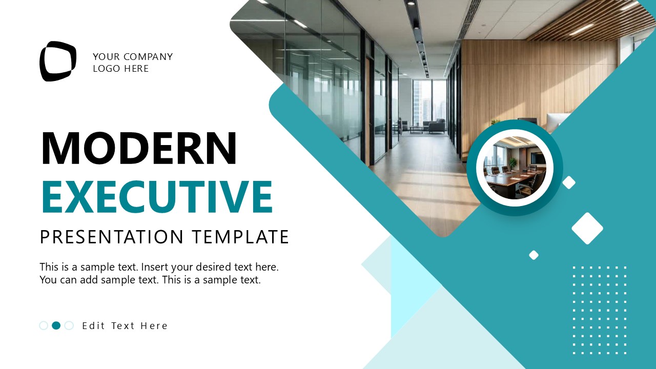 Editable Modern Executive PPT Template
