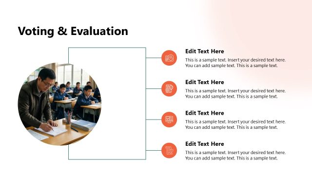 Voting & Evaluation – Classroom Debate Kit Presentation PPT Template