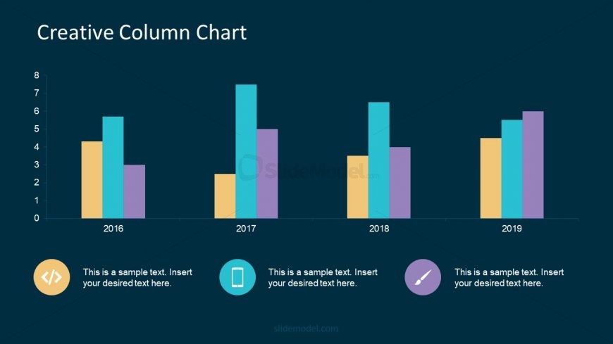 Multiple Bars Chart Animated Slide Slidemodel