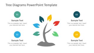 Tree Shape Flat Diagram Design