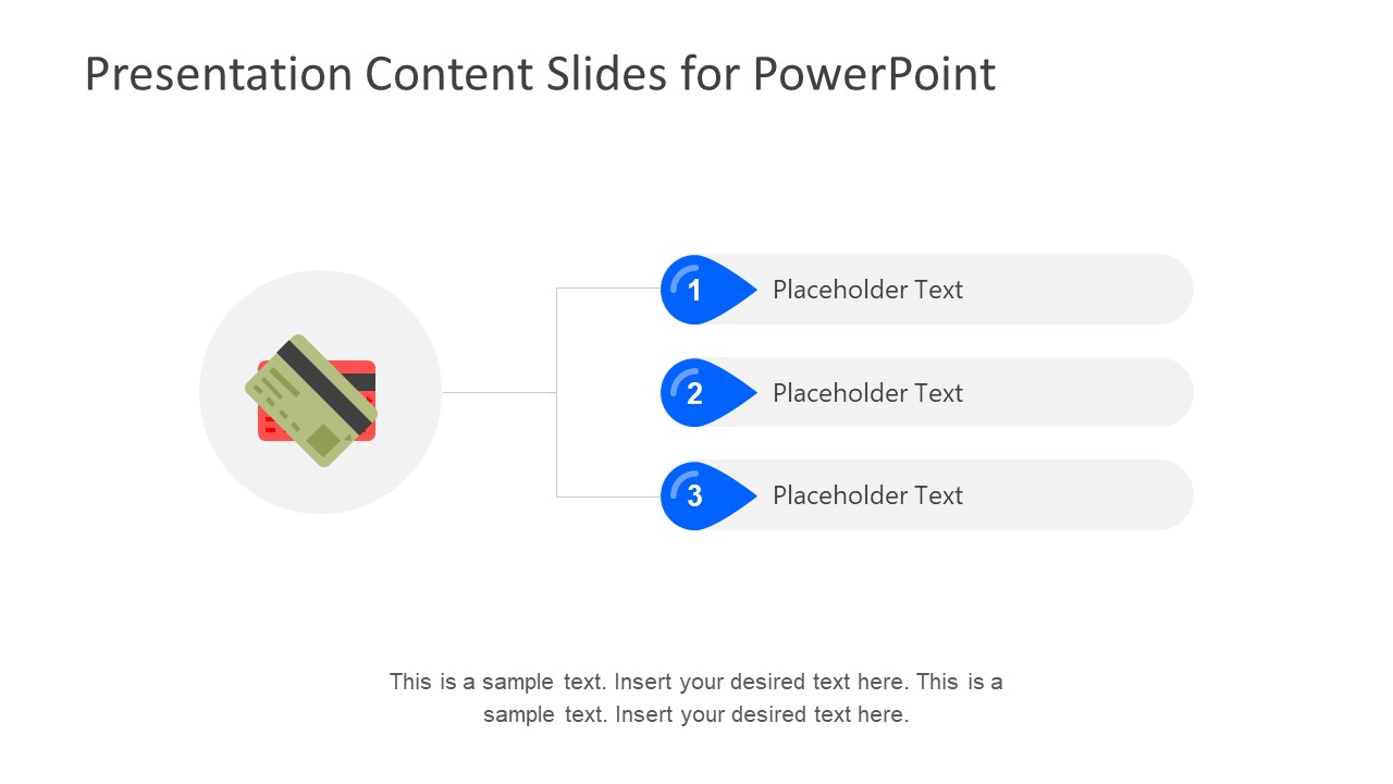 presentation slides content page