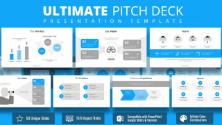 3 Ultimate Pitch Deck Powerpoint Template Slidemodel