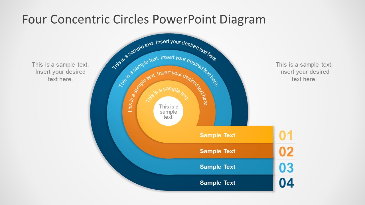 Concentric Circle Diagram Template