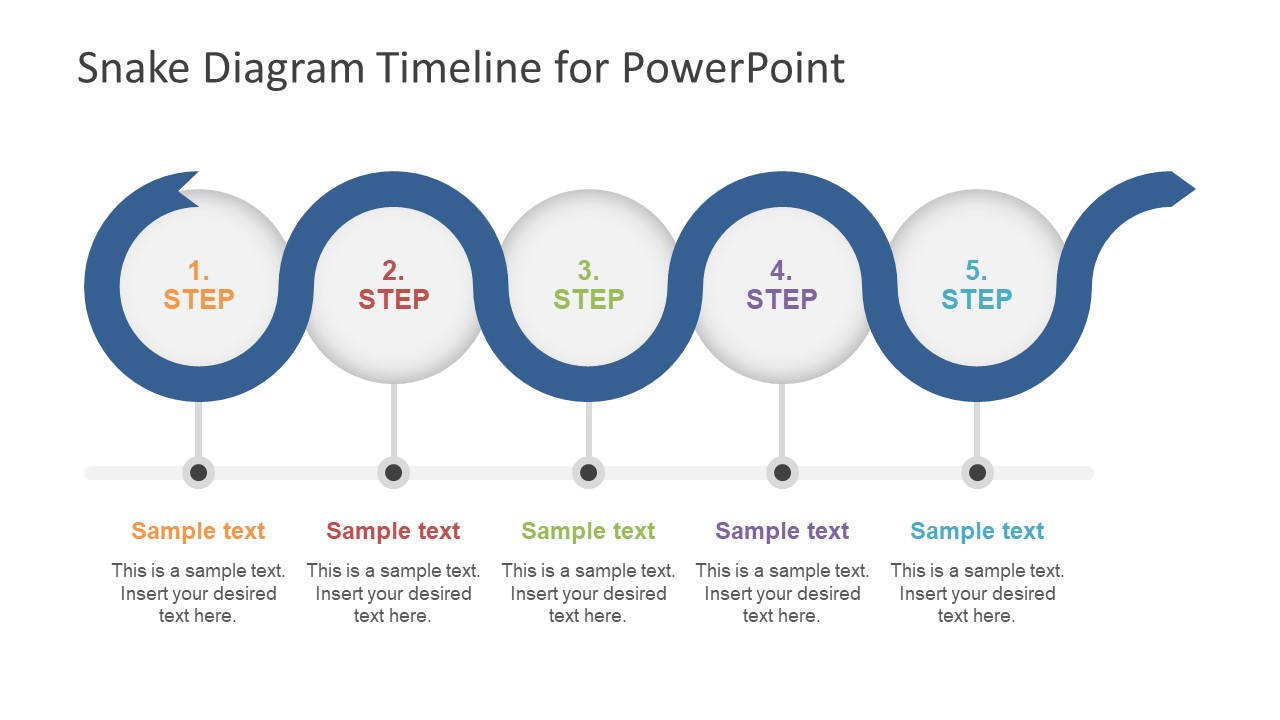 5 Step Diagram Template