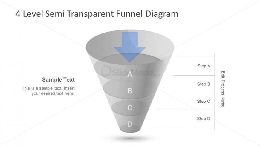 Semi Transparent Slide Template 