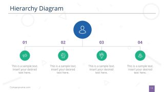 Hierarchy Diagram Slide of Infographics