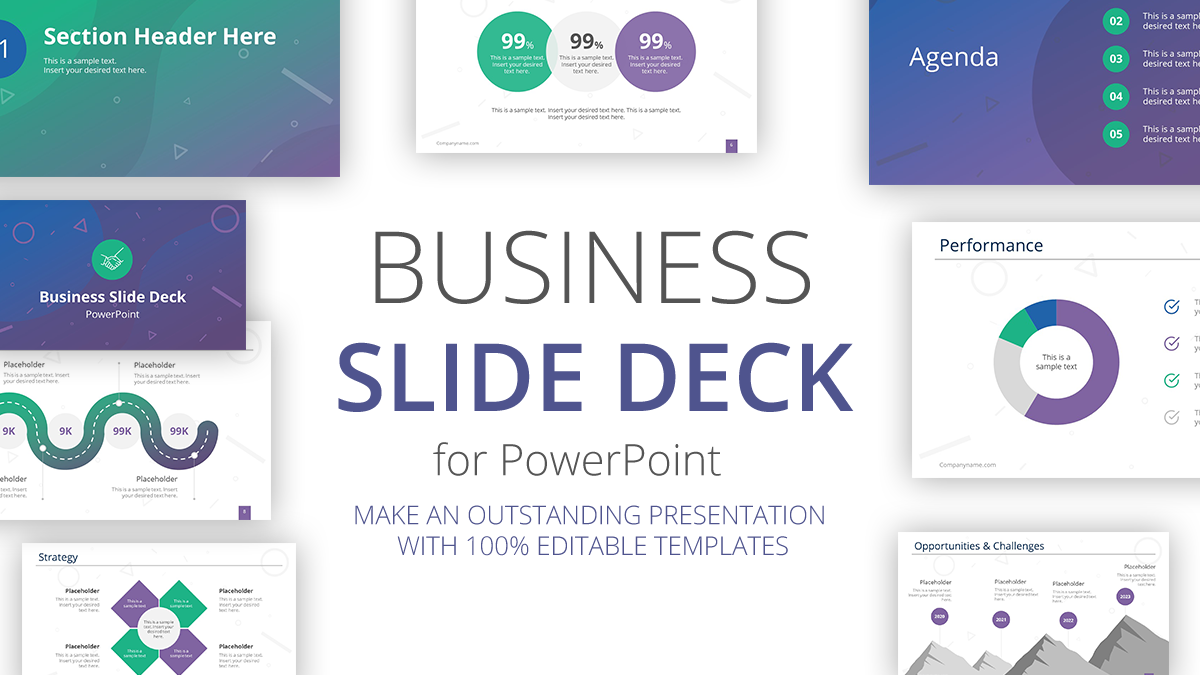 Professional Business Slide Deck for PowerPoint