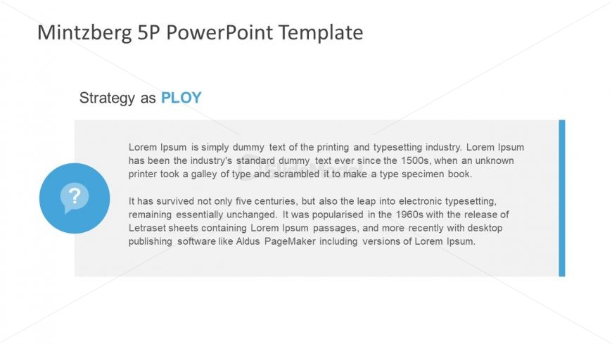 Slide of Ploy in Mintzberg Theory