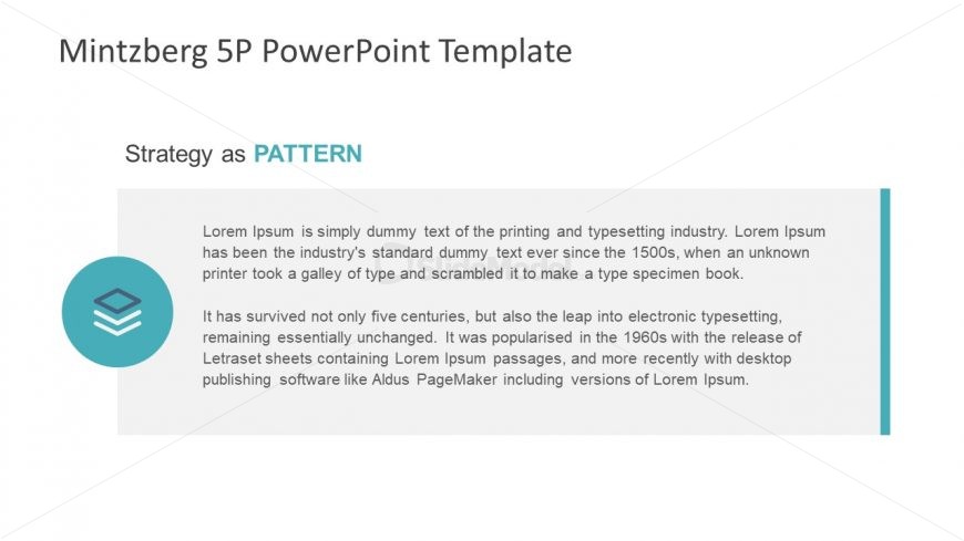 PPT Pattern Slide for Strategy
