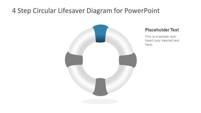Lifesaver Diagram Template 4 Step
