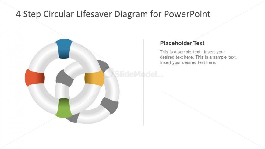 Template of Lifebuoy Life Donut