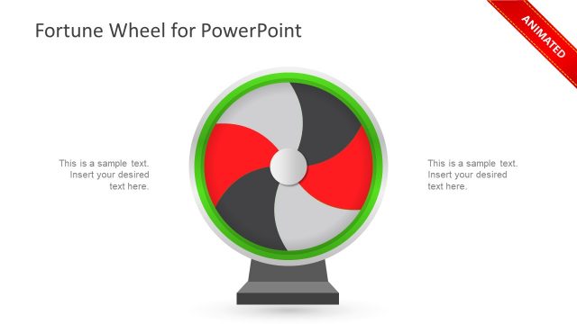 Animated Fortune Wheel Spinning PPT