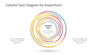 Gradient Swirl Diagram Template