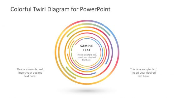 Gradient Swirl Diagram Template