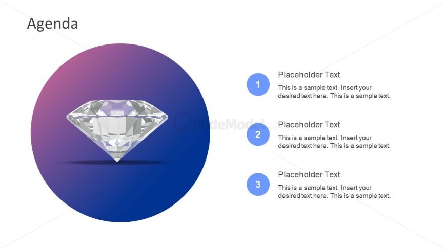 Diamond Presentation of Business Agenda