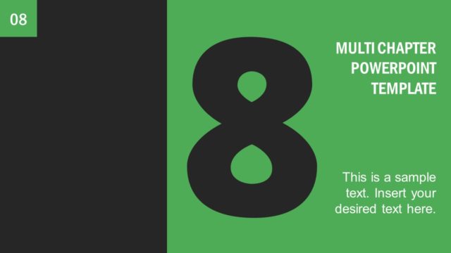 Multi Chapter Divider Page 8 PowerPoint