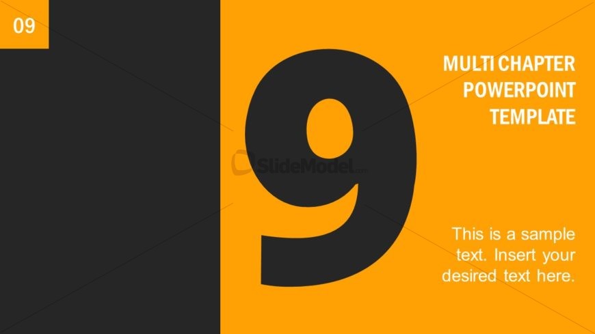 Number 9 Presentation Divider Template