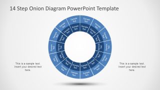 Circular Hierarchy Diagram Template