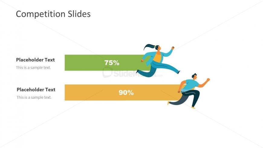 2 Competing Shapes Chart Templates