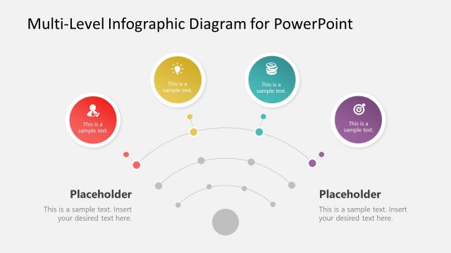 4 Steps PowerPoint Level Diagram
