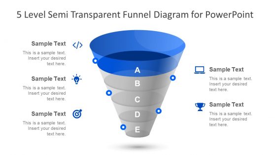 5 Step Diagram of Funnel