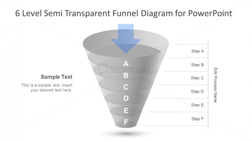 Transparent Design of 6 Level Diagram 