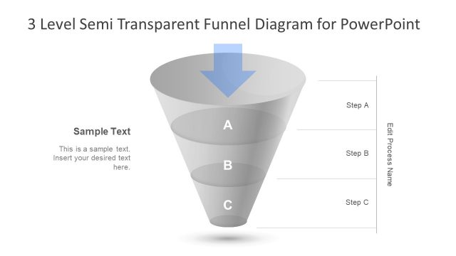 PowerPoint Semi Transparent Funnel