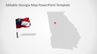 State Map of Georgia Counties