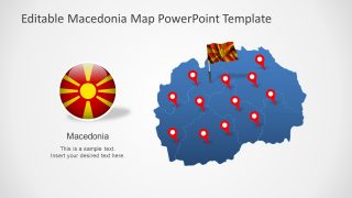 Flag and Editable Map Template