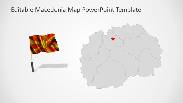 Flag and Macedonia Map Presentation
