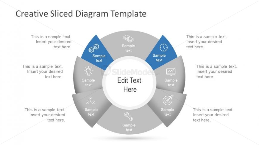 Diagram with 8 Steps Presentation