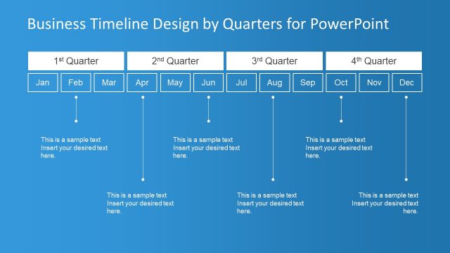 Design of Business Timeline PPT