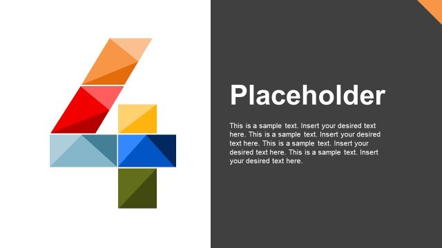 Polygon PowerPoint Numbered Slide Four