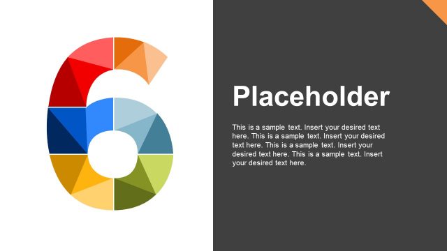 PowerPoint Template Six Number